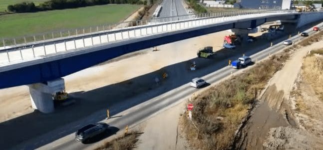 CNAIR S a deschis circulația pe pasajul rutier peste Autostrada