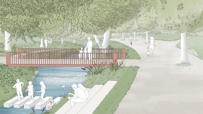 Un nou parc pe culoarul Canalului Morii