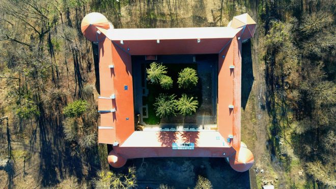 GALERIE FOTO. Cum arată dinăuntru și din dronă castelul fortificat din județul Cluj, recent reabilitat. Lucrările au primit aprecieri: „Felicitări tuturor celor implicați în proiect!”