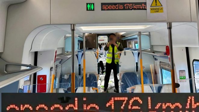 Trenuri mai rapide prin Cluj în viitor. Teste la 176 km/h pe Coridorul IV Pan-European