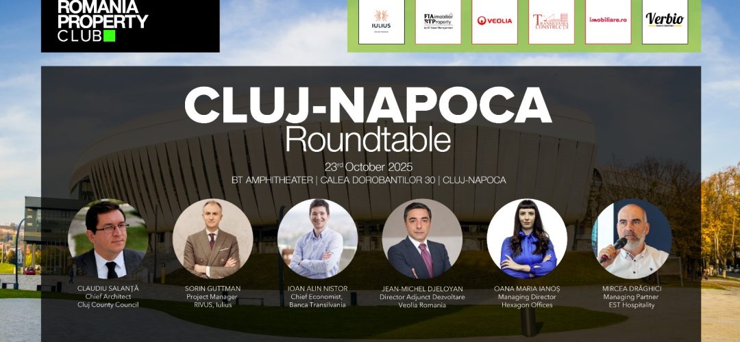 Se lansează CLUJ REAL ESTATE OVERVIEW 2025. Eveniment despre dezvoltarea și oportunitățile Clujului
